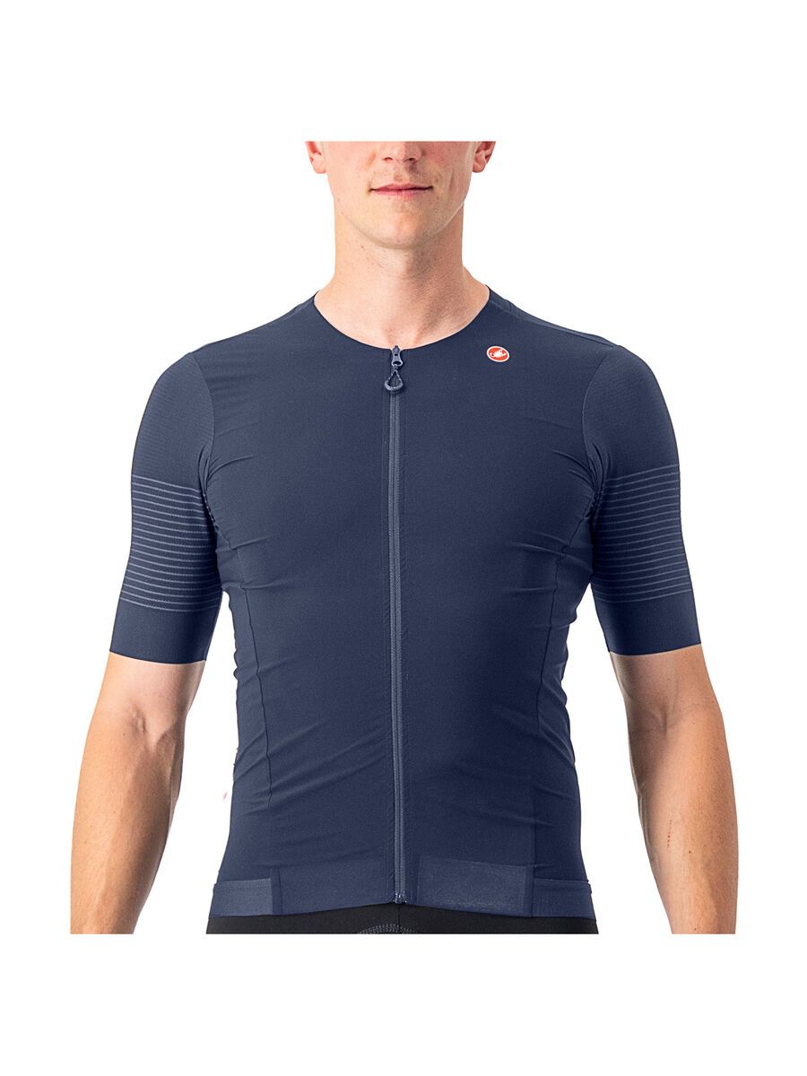 Castelli Premio Black Jersey, belgian blue - Bild 1