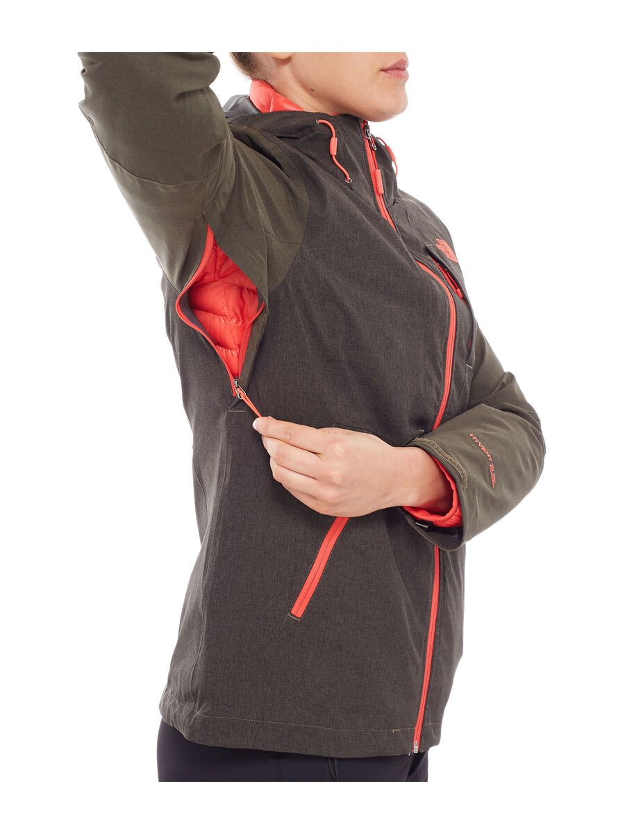 The North Face Womens ThermoBall Triclimate Jacket, new taupe green heather/new taupe green - Bild 5