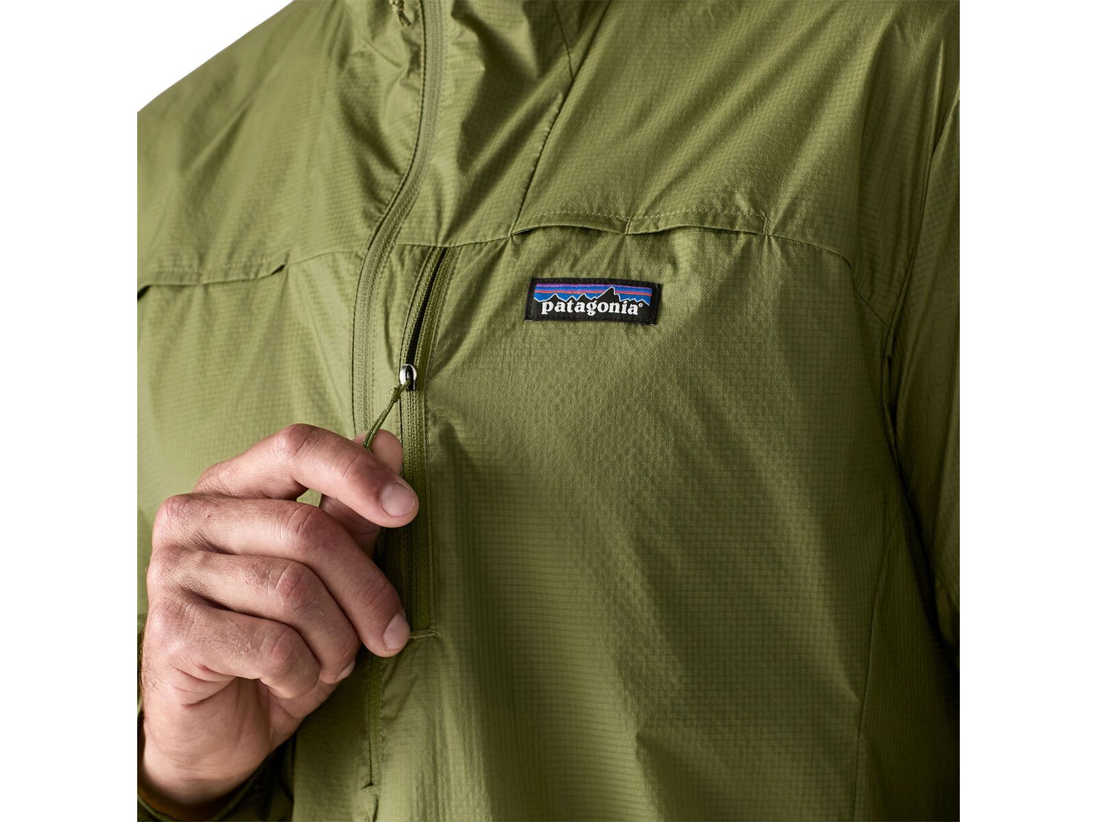 Patagonia Men's Houdini Stash 1/2 Zip Pullover, smolder blue - Bild 4