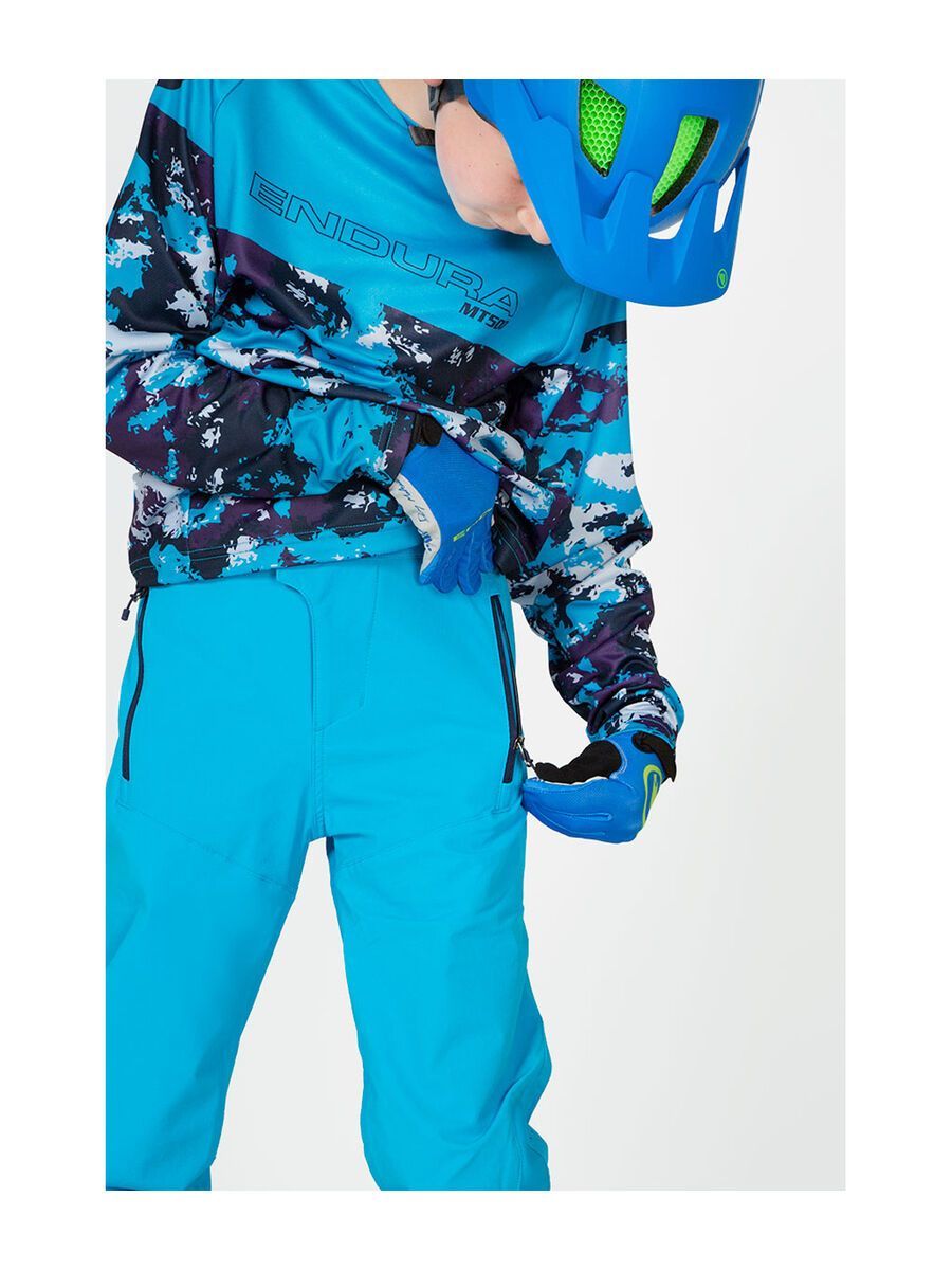 Endura Kids MT500JR Burner Hose, electric blue - Bild 4