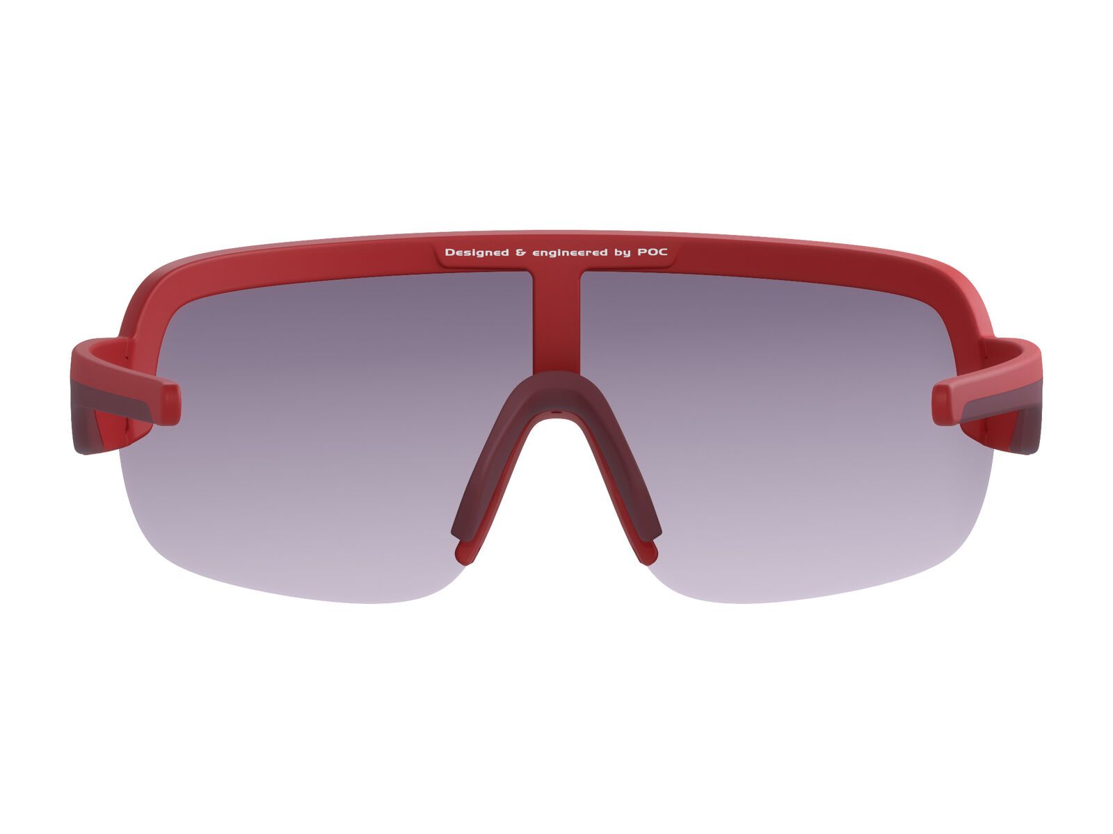 POC Aim, Clarity Road/Sunny Silver, prismane red - Bild 2