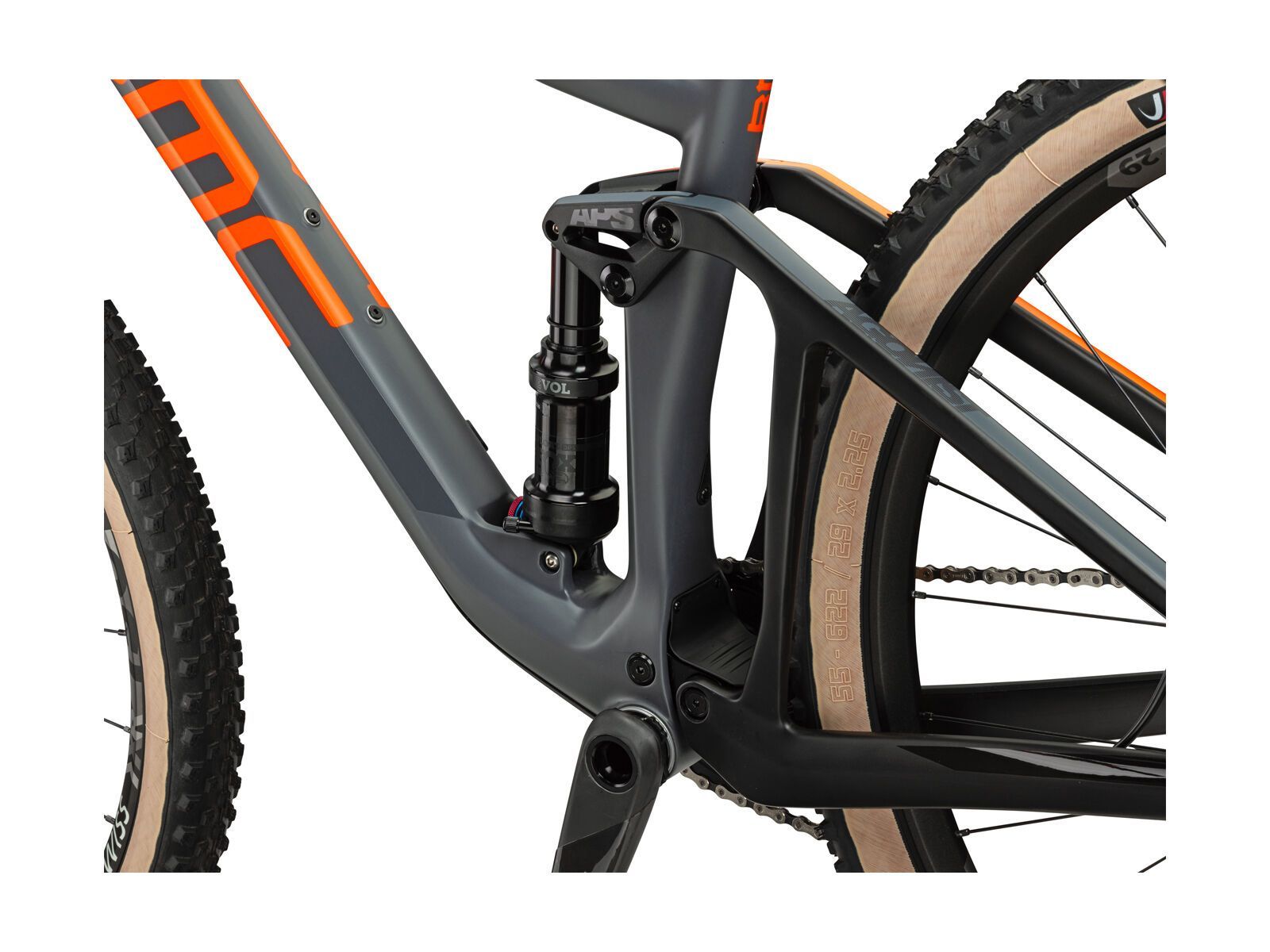 BMC Agonist 01 One, race grey & orange - Bild 4
