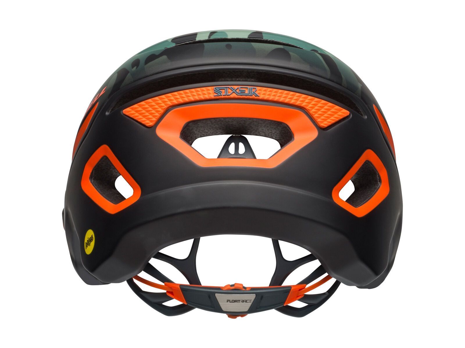 Bell Sixer MIPS, oak matte black/dark green/orange - Bild 6