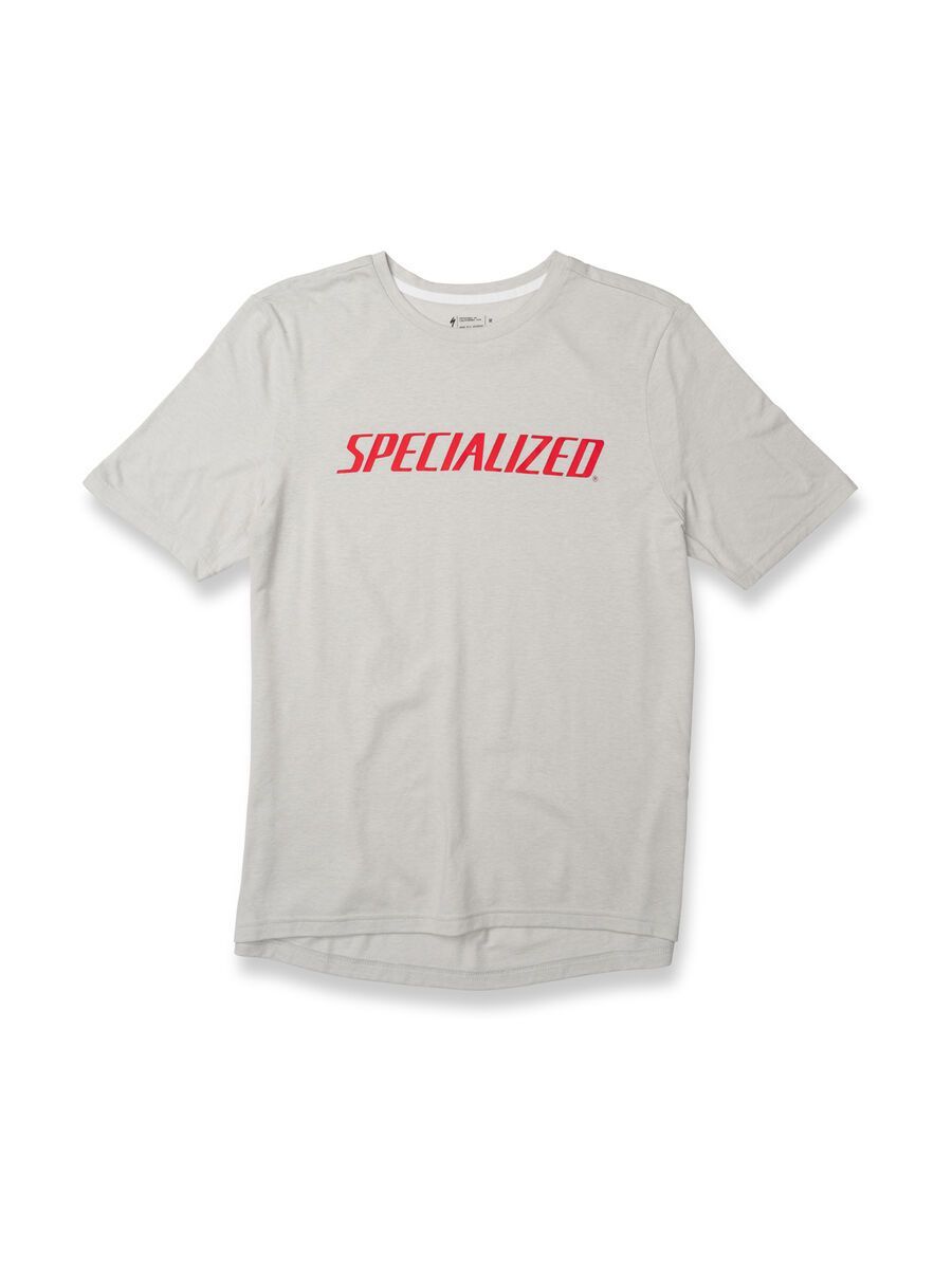 Specialized T-Shirt, stone grey/flo red - Bild 1