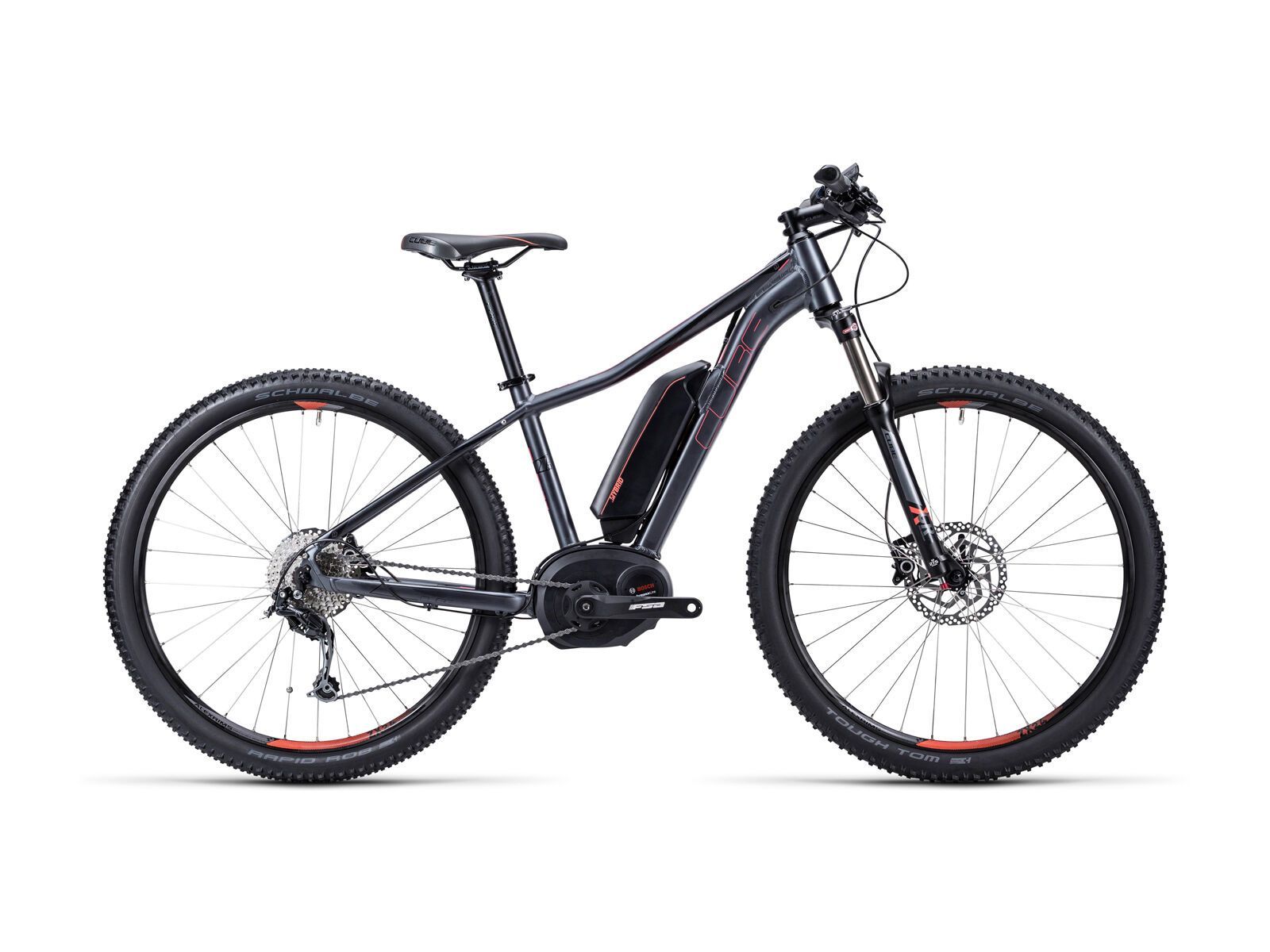 Cube Access WLS Hybrid Pro 27.5, anthrazit/coral - Bild 1