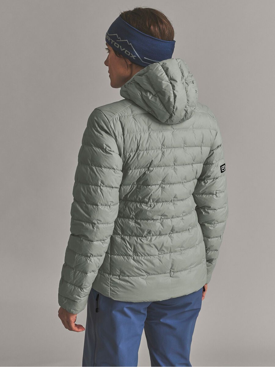 Ortovox DownWool 180 Hooded Jacket W, green sage - Bild 6
