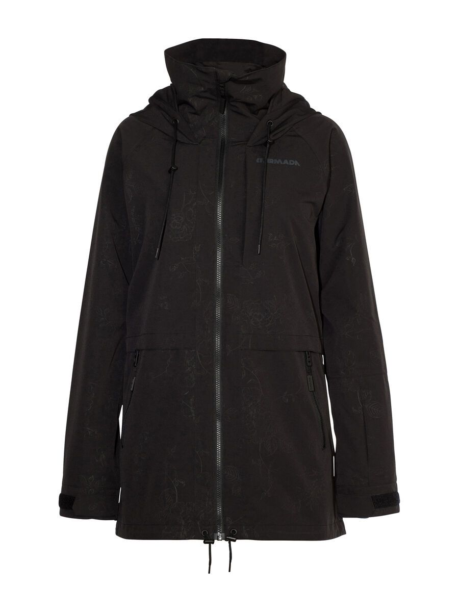 Armada Gypsum Jacket, black floral emboss - Bild 1