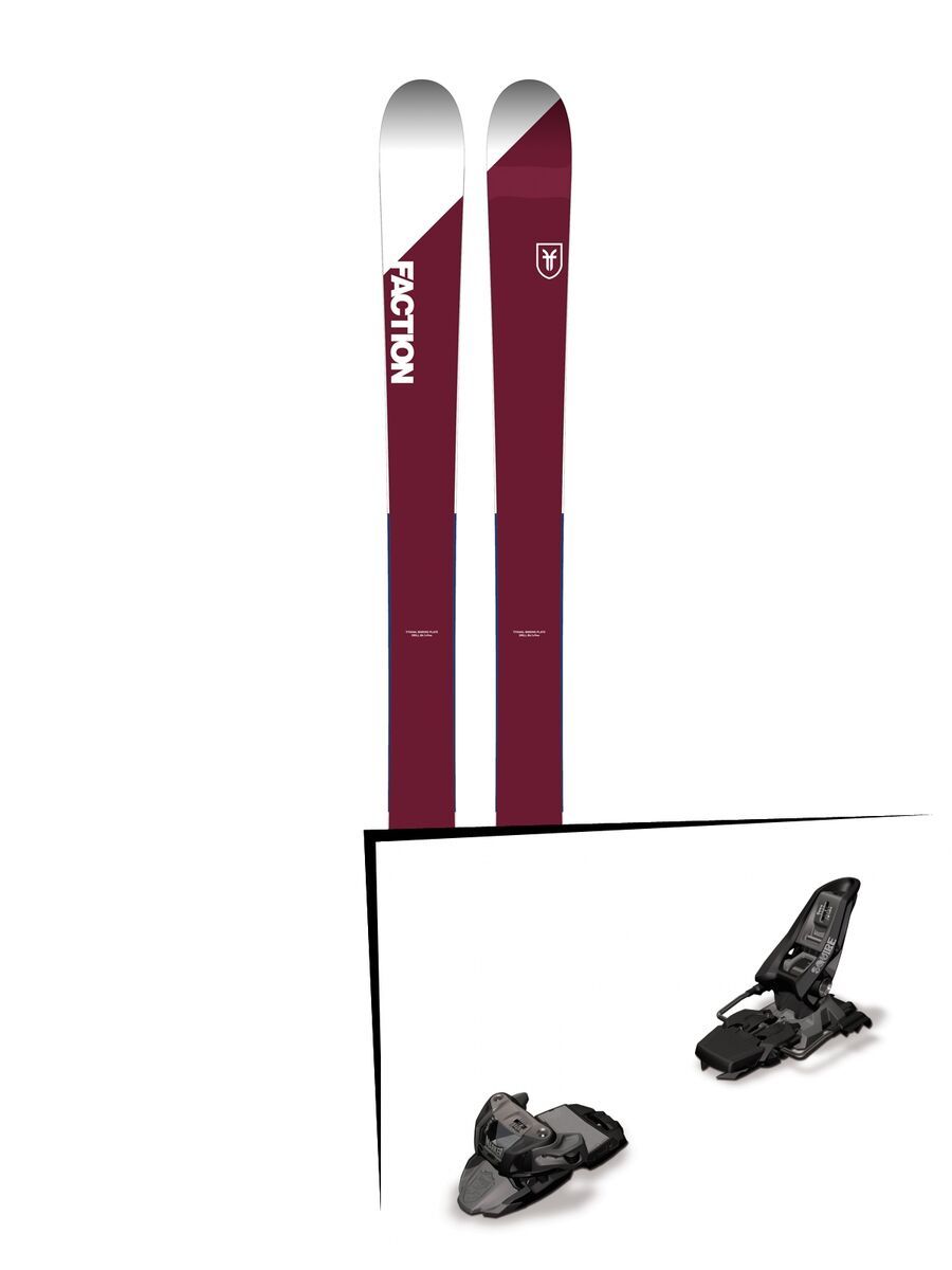 Set: Faction Candide 3.0 2018 + Marker Squire 11 black anthracite - Bild 1