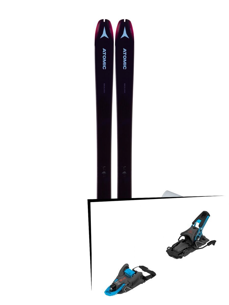 Set: Atomic Backland 85 W + Hybrid Skin 85 2019 + Salomon S/Lab Shift MNC blue/black - Bild 1