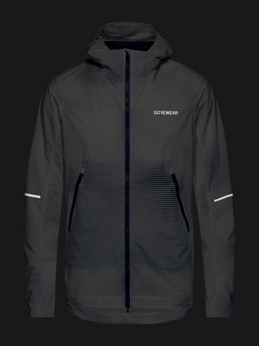 GOREWEAR Fernflow Haze Windbreaker mit Kapuze Herren, arrow white/amethyst grey - Bild 3