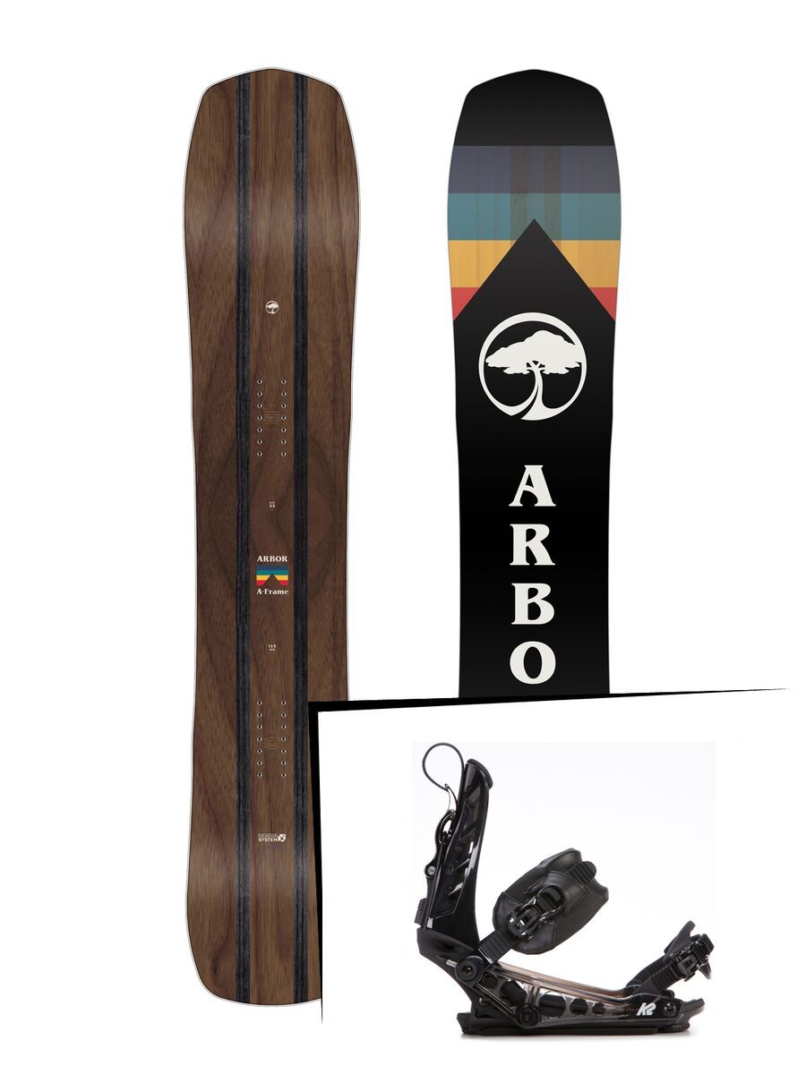 Set: Arbor A-Frame 2019 + K2 Cinch TS black - Bild 1
