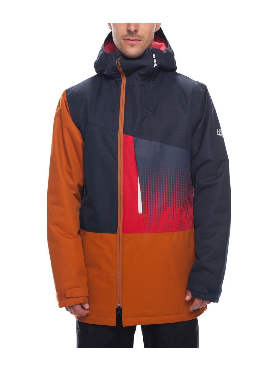 686 Men's Icon Insulated Jacket, navy colorblock - Bild 1