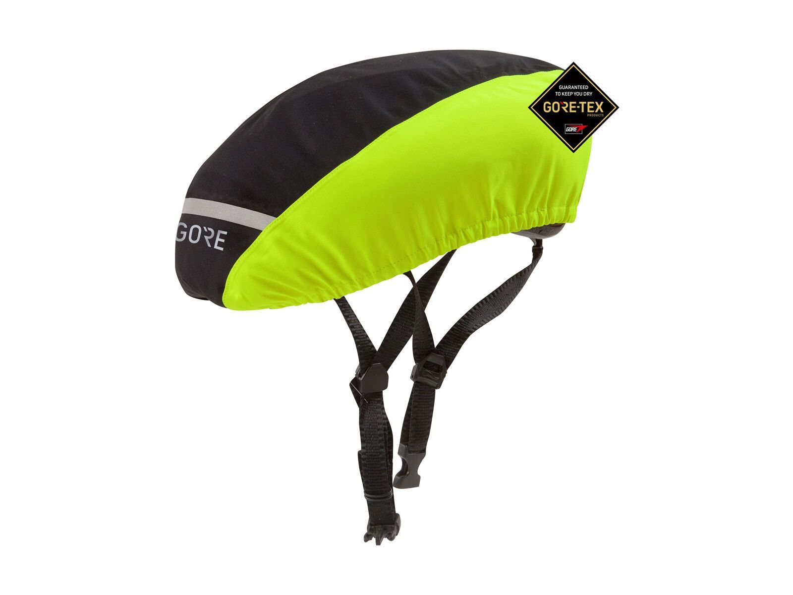 GOREWEAR C3 Gore-Tex Helmüberzug, black/neon yellow - Bild 2