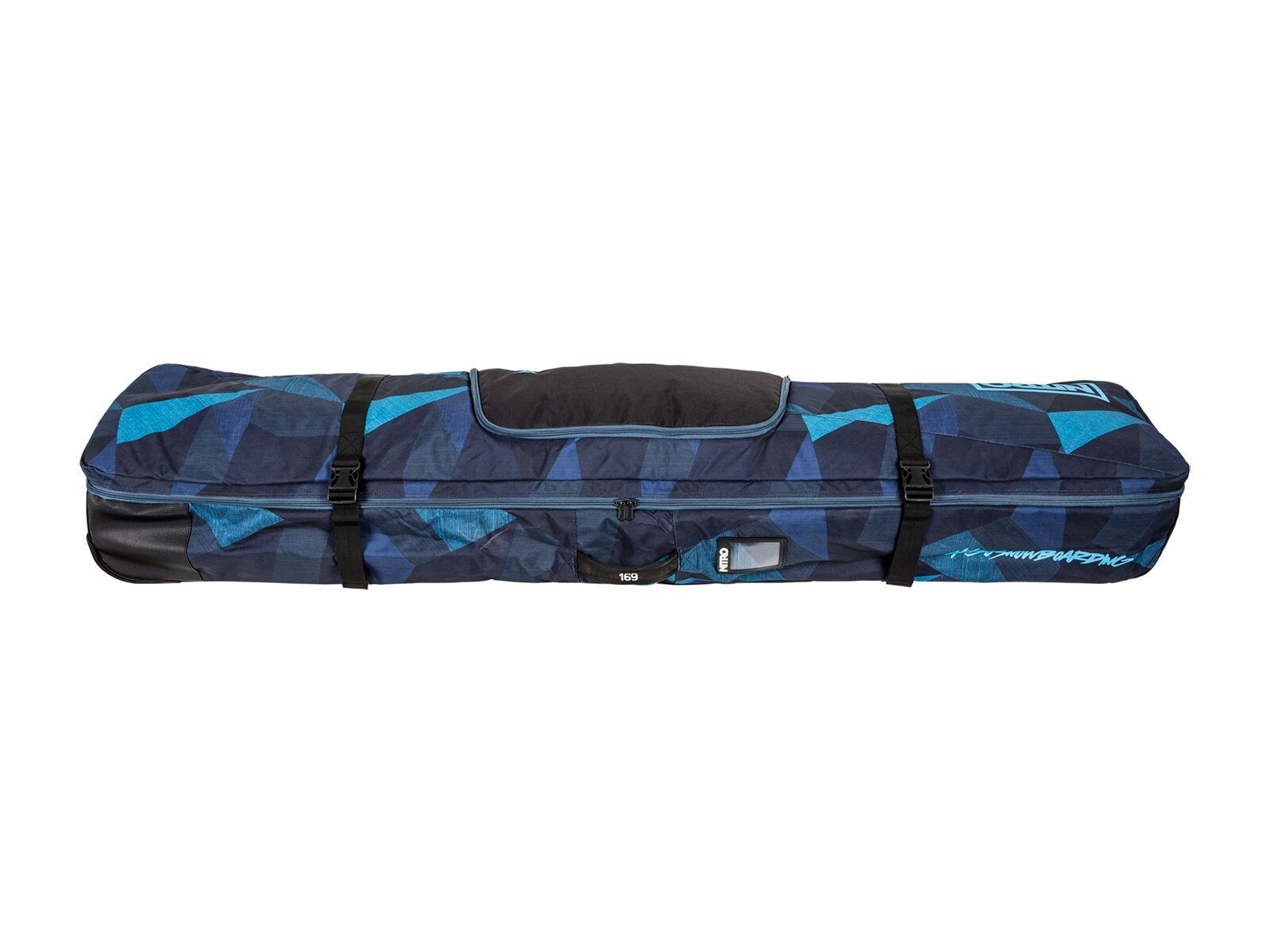 Nitro Tracker Wheelie Board Bag, fragments blue - Bild 1