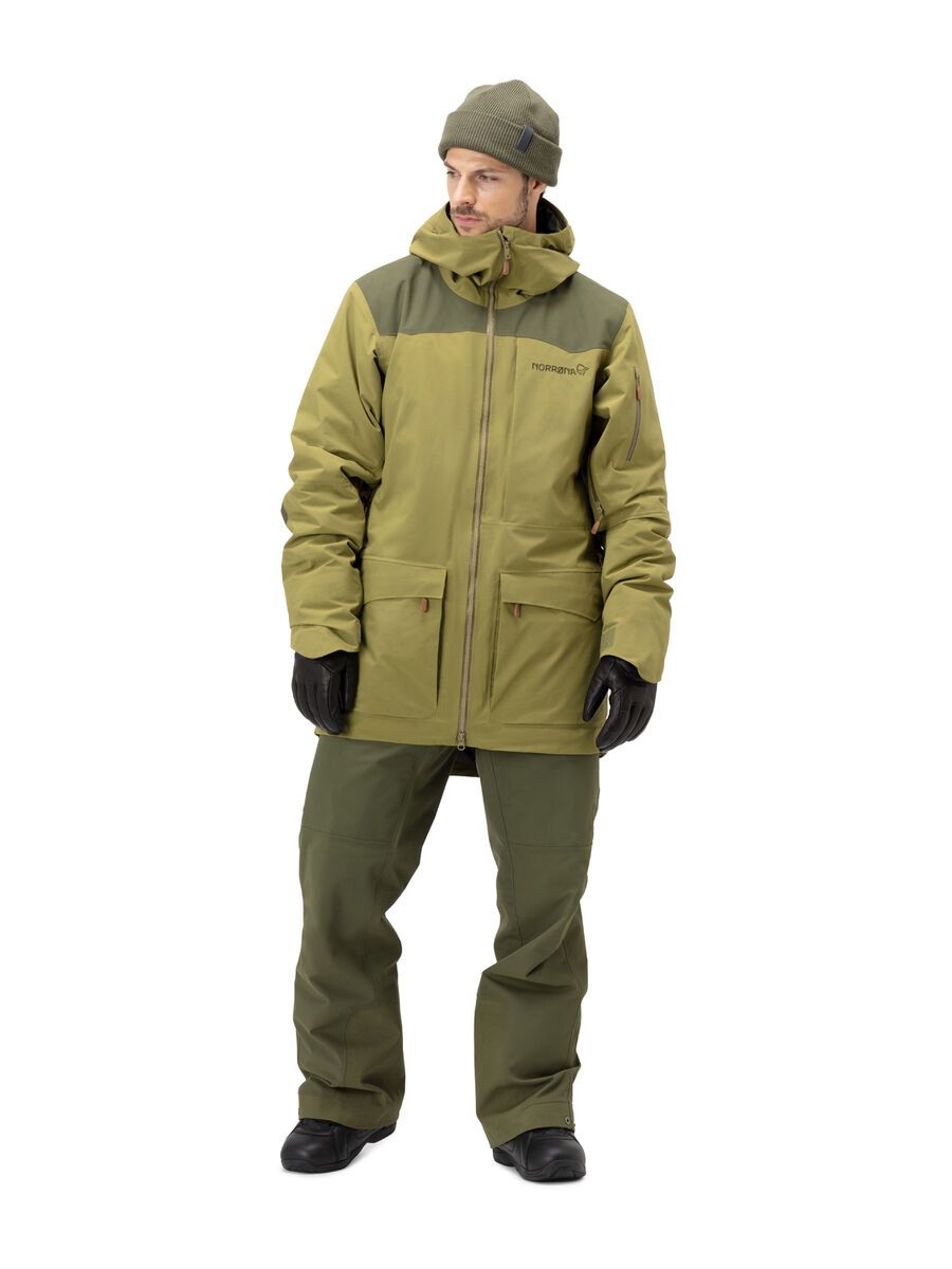 Norrona tamok Gore-Tex Thermo80 Jacket M's, olive drab - Bild 3