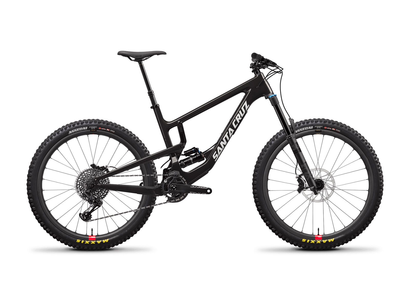 Santa Cruz Nomad C S Reserve, gloss carbon and white - Bild 1