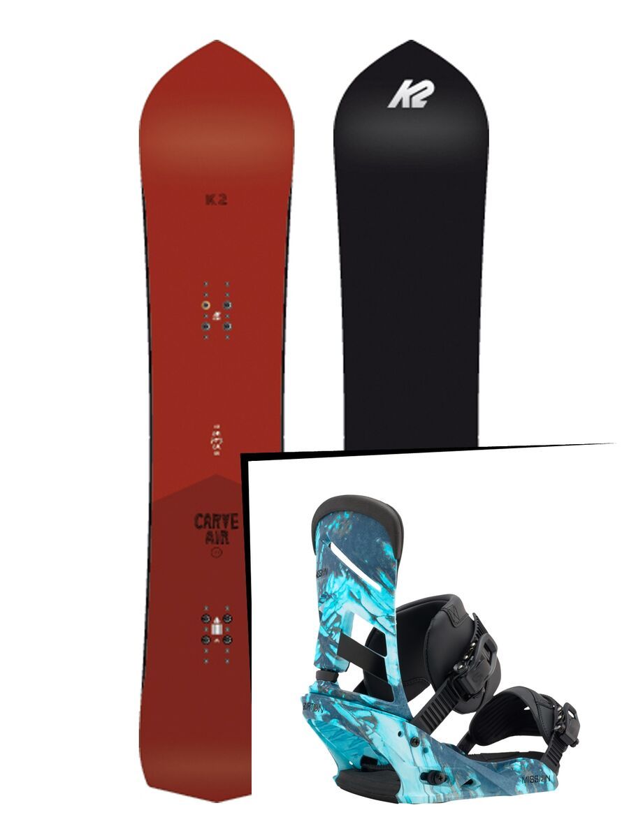 Set: K2 Carve Air 2017 + Burton Mission (1712885S) - Bild 1