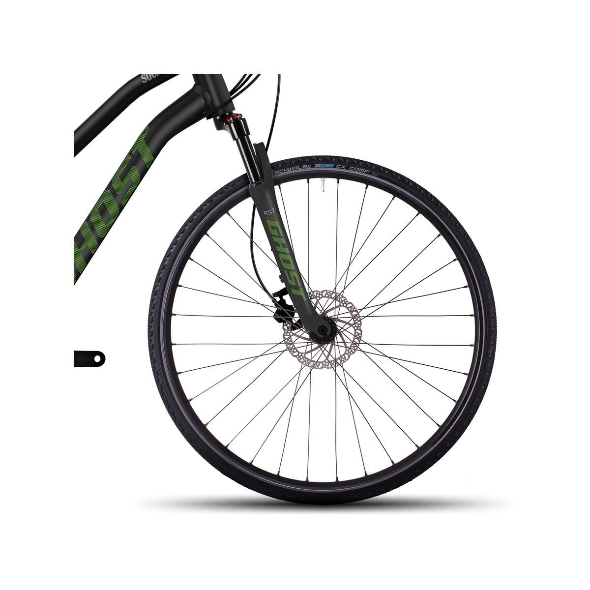 Ghost Square Cross 2 W, night black/riot green/urban grey - Bild 2