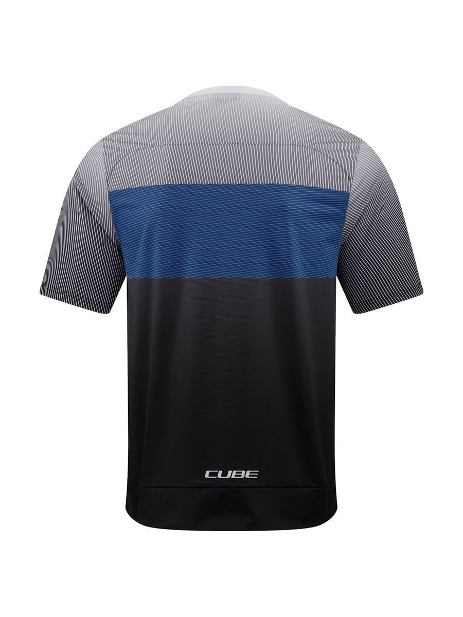 Cube Teamline Rundhalstrikot CMPT kurzarm, black´n´blue´n´grey - Bild 2
