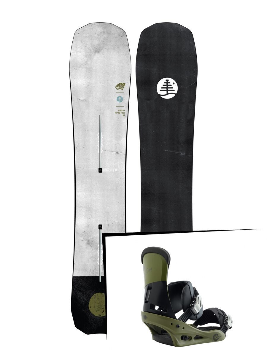Set: Burton Family Tree Stun Gun 2019 + Burton Custom true grit - Bild 1
