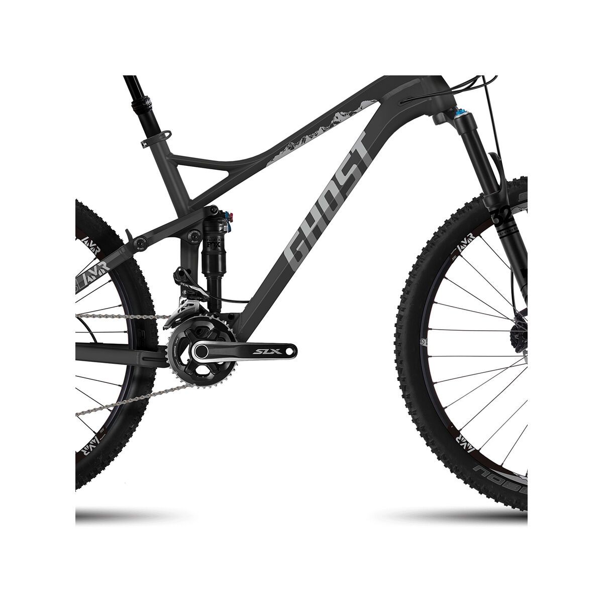 Ghost SL AMR 4 AL, titanium grey/smoke white/gray - Bild 3