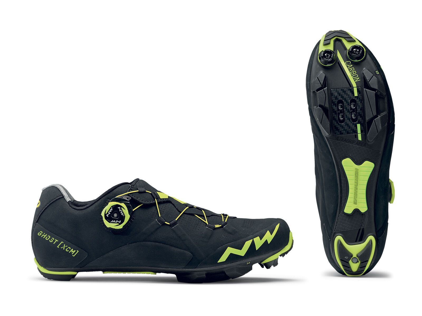 Northwave Ghost XCM, black/yellow fluo - Bild 2