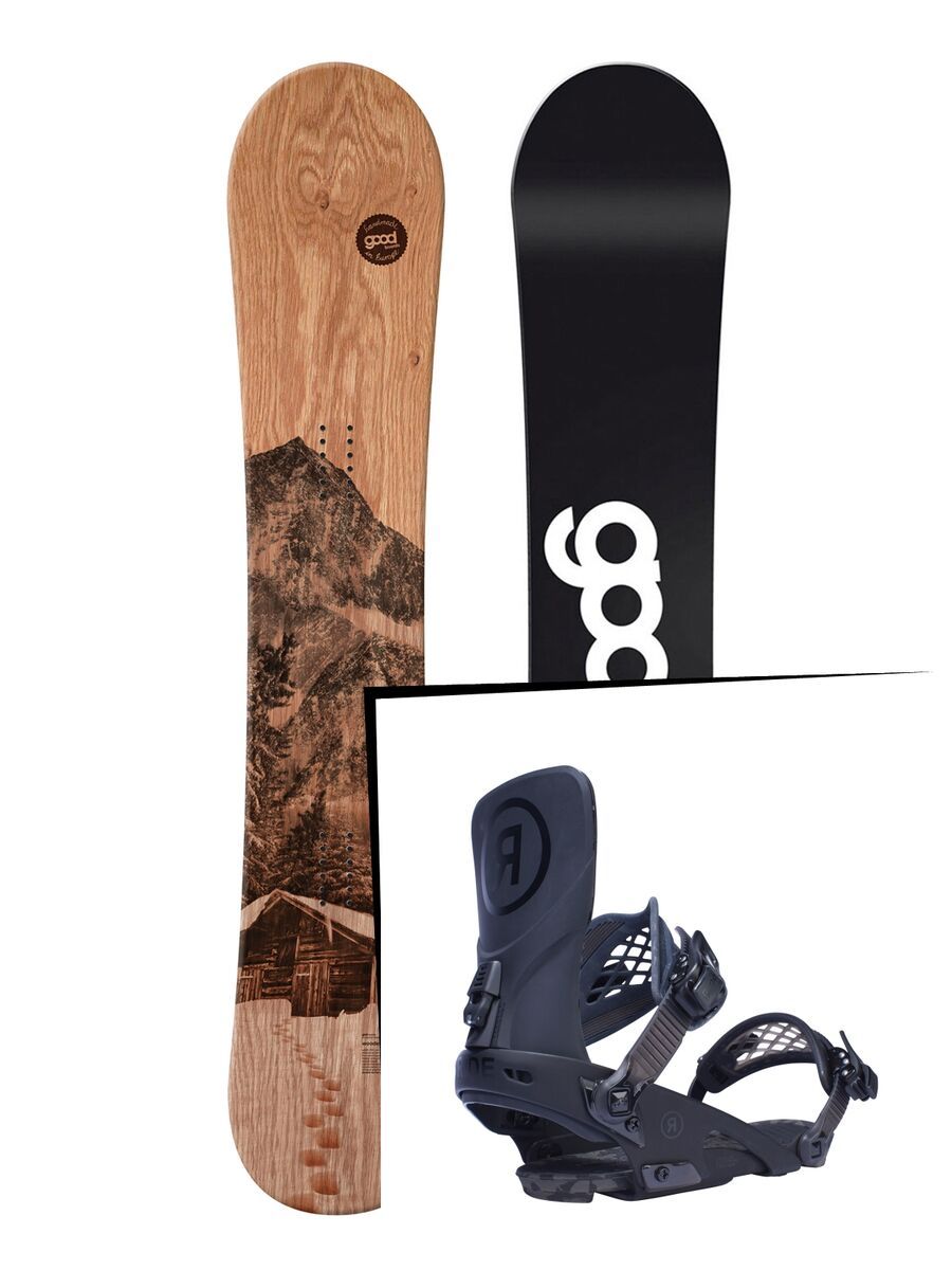 Set: goodboards Wooden 2017 + Ride LTD (1770150S) - Bild 1