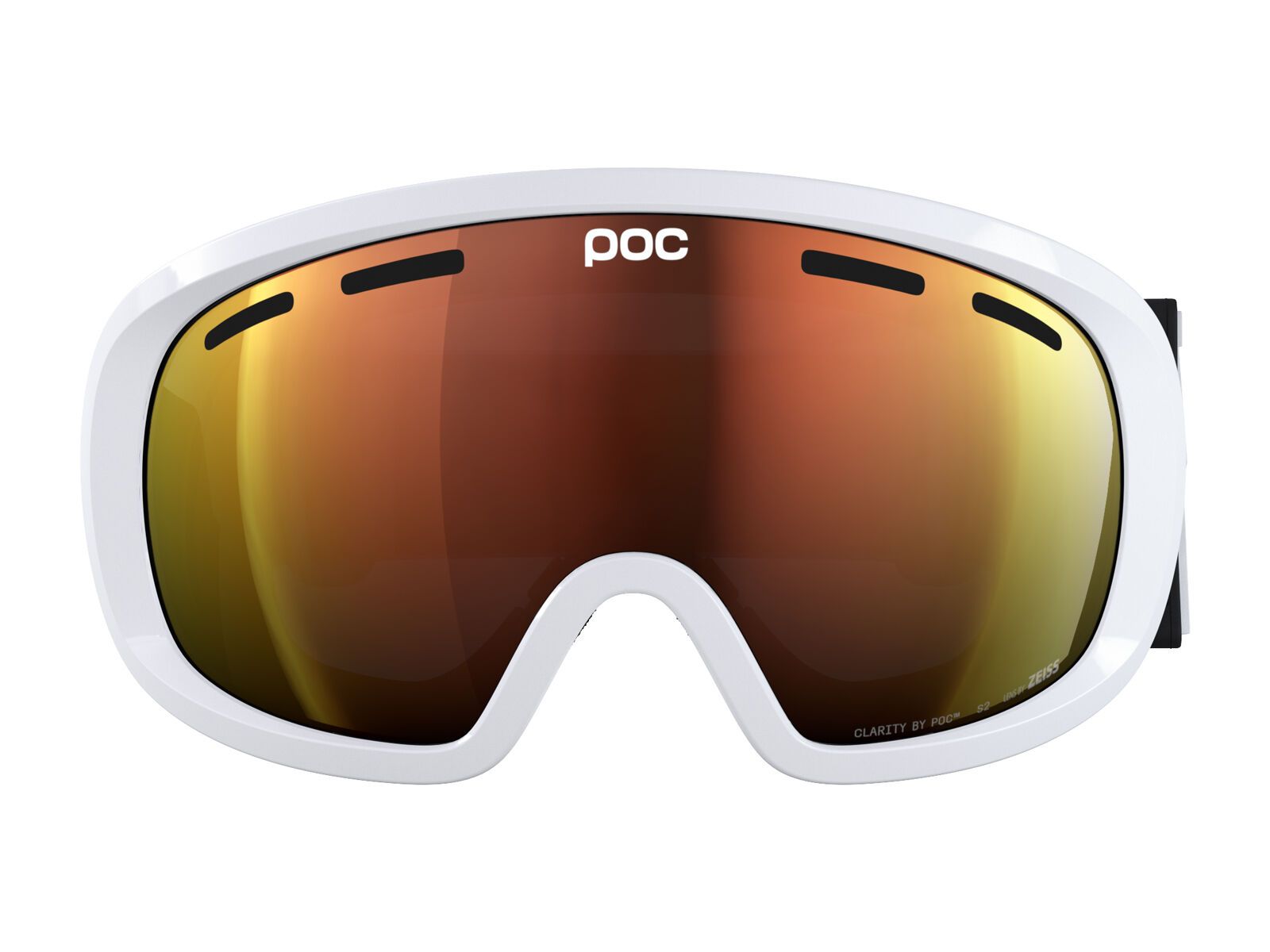 POC Fovea Mid, Clarity Intense Partly Sunny Orange / blixten - Bild 2