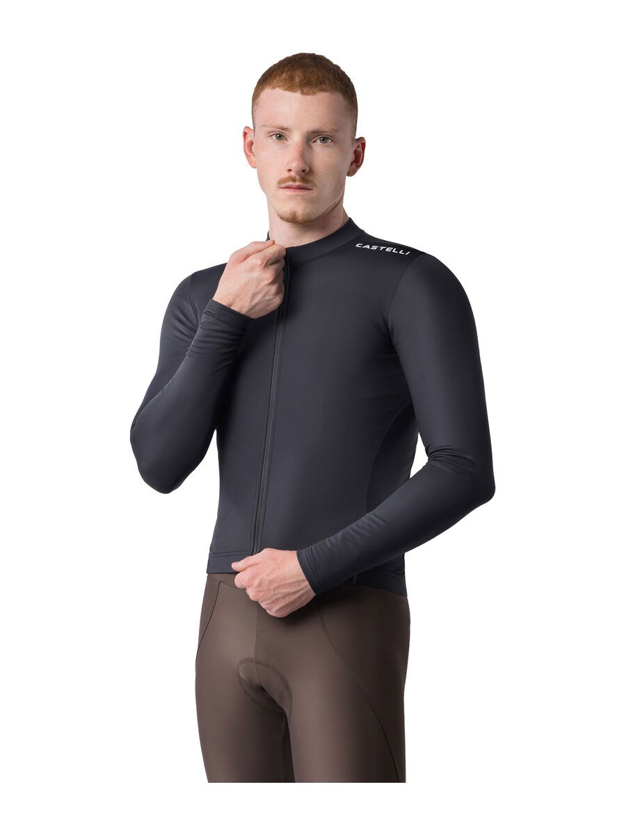 Castelli Espresso Thermal 2 Jersey, black/white - Bild 2