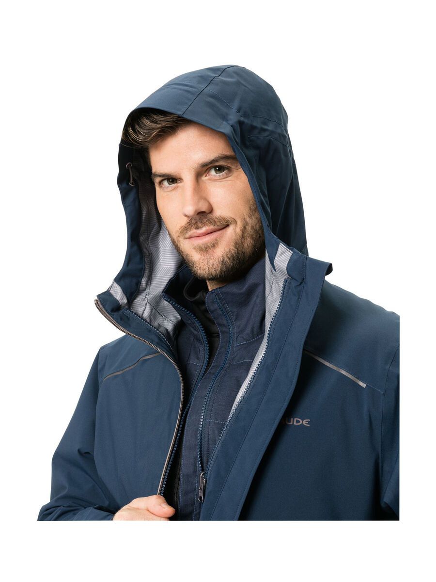 Vaude Men's Yaras 3in1 Jacket, dark sea uni - Bild 7