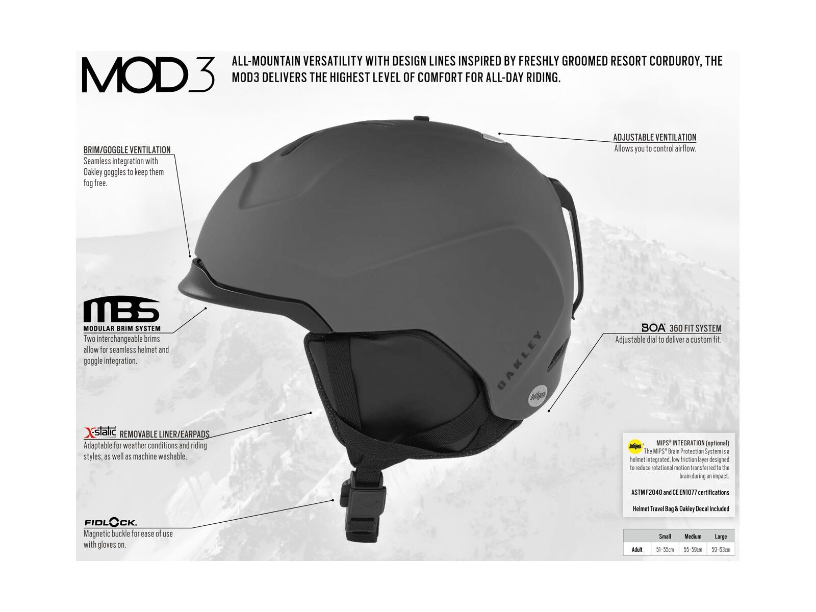 Oakley Mod3 MIPS, dark blue - Bild 6