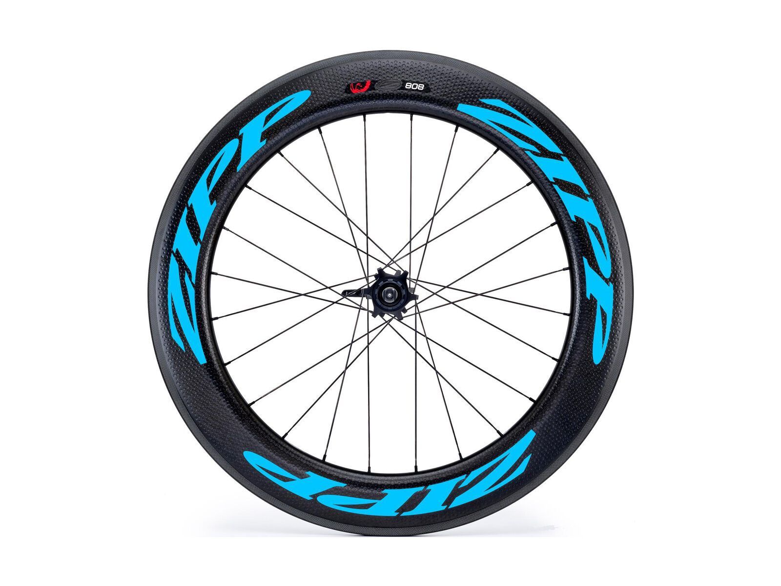 Zipp 808 Firecrest Carbon Clincher, schwarz/blau - Bild 1