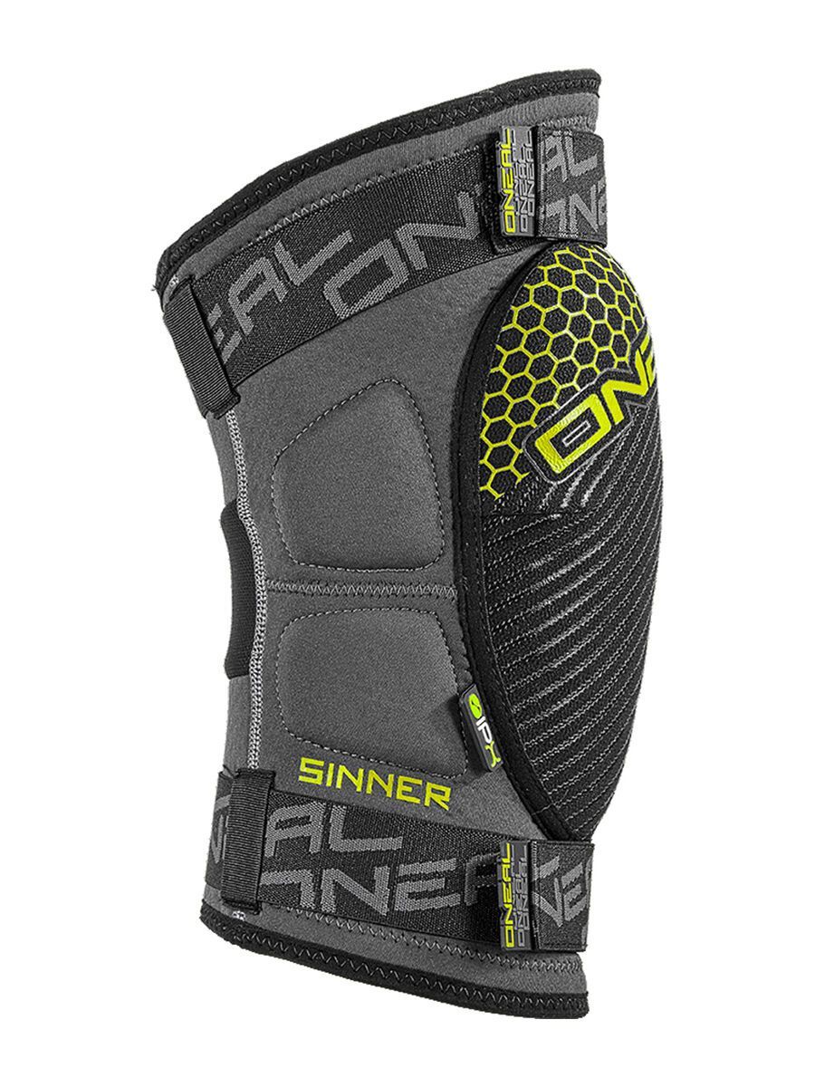 ONeal Sinner Kevlar Knee Guard, gray/neon yellow - Bild 3