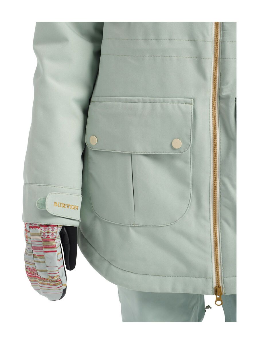 Burton Women's Prowess Jacket, aqua grey/aqua grey revel stripe - Bild 9