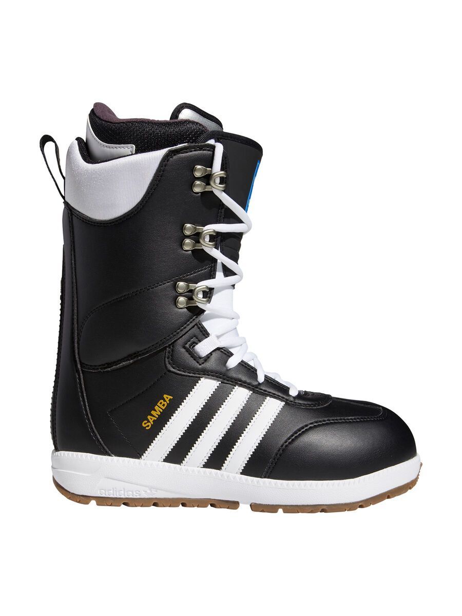 Adidas Samba ADV Boots, core black/ftwr white/gold metalic - Bild 2