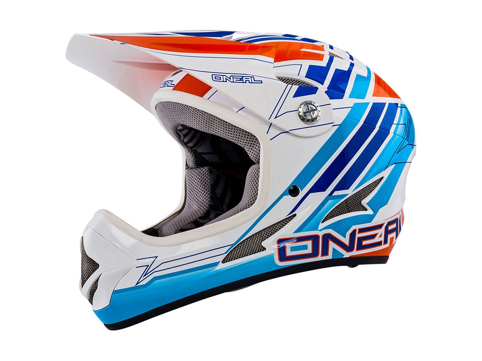 ONeal Backflip Fidlock DH Helmet Evo Pinner, blue - Bild 1