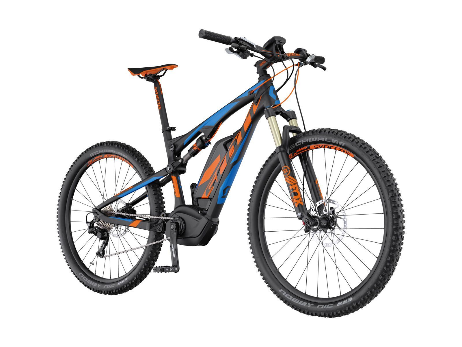 Scott E-Spark 710, black/orange/blue - Bild 2