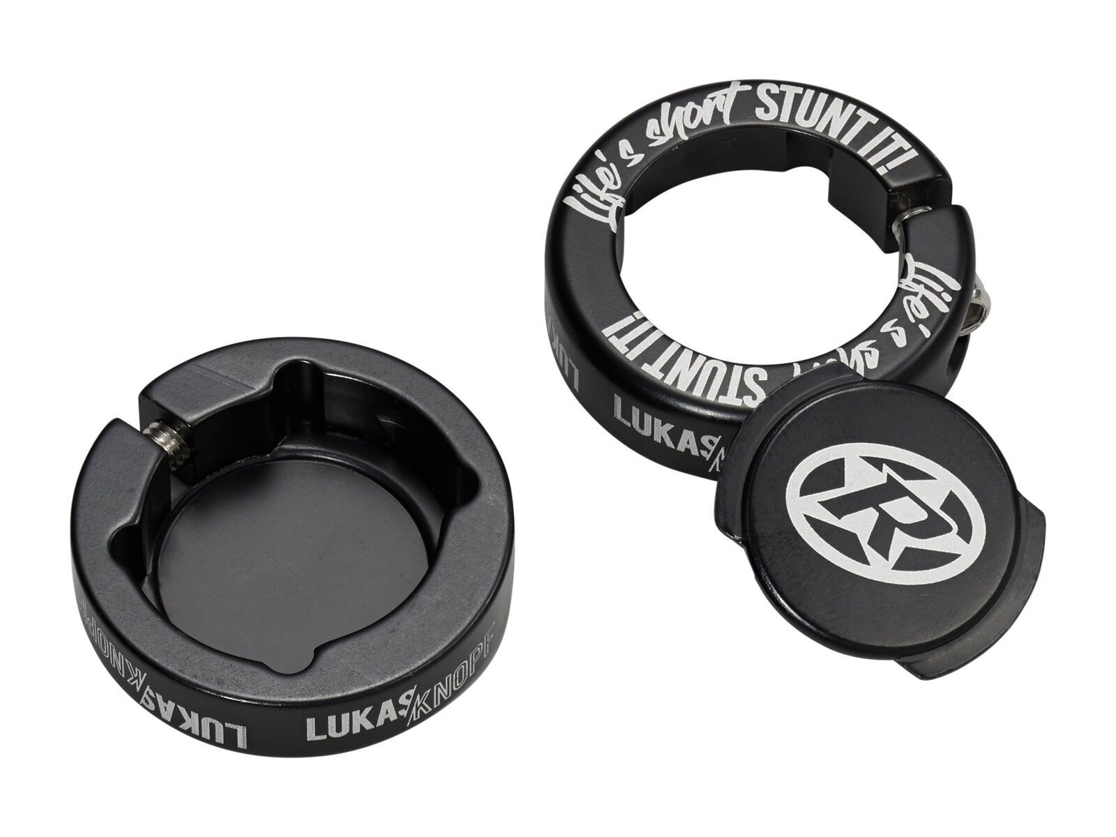 Reverse Lukas Knopf Griffe, black - Bild 3