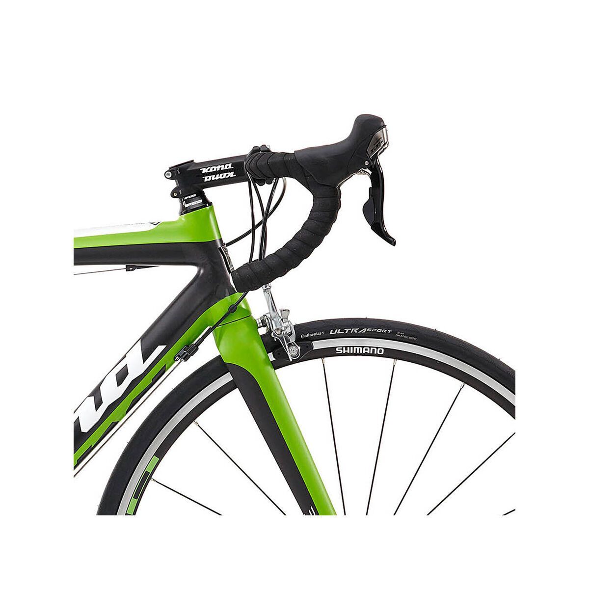 Kona Zing Deluxe, matt carbon/white/lime/black - Bild 5