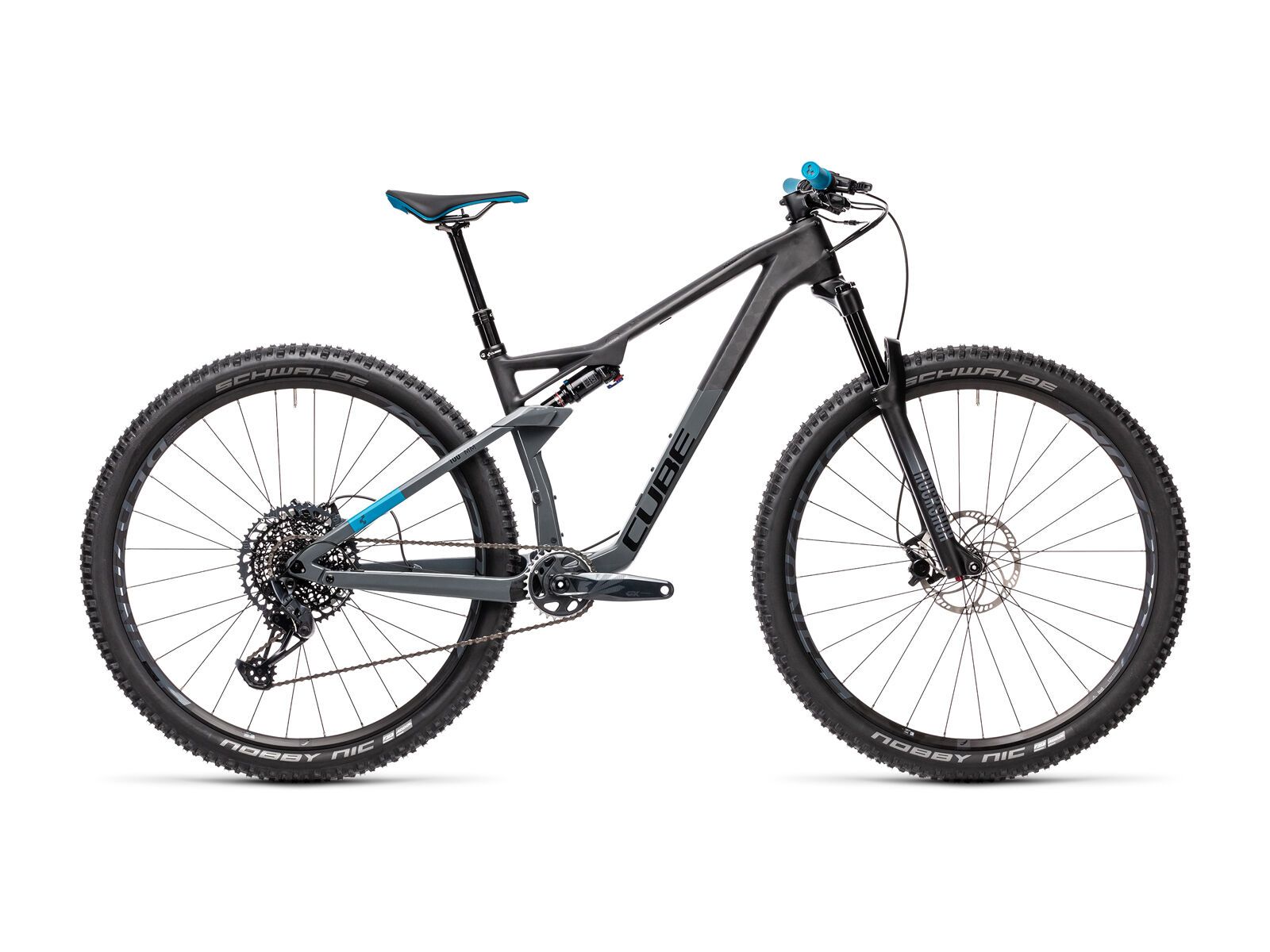 Cube AMS 100 C:68 Race 29, carbon´n´blue - Bild 1