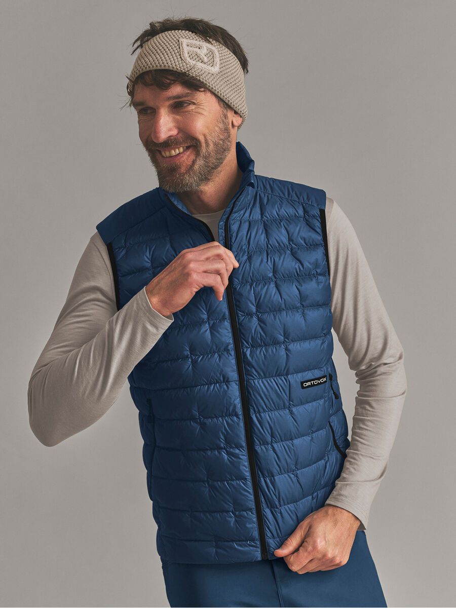 Ortovox DownWool 180 Vest M, blue nunatak - Bild 4