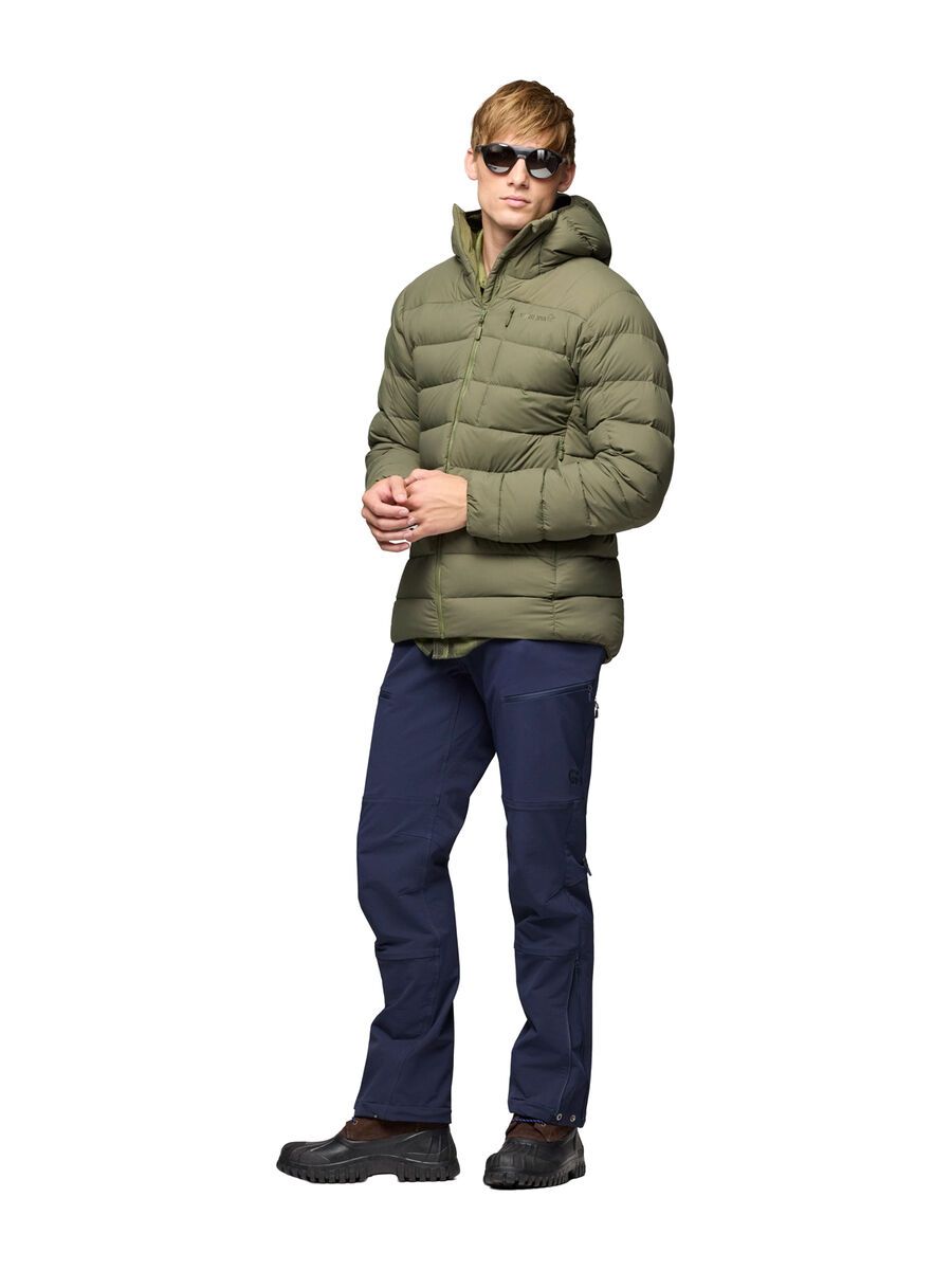 Norrona femund down700 Zip Hood M's, olive night - Bild 6