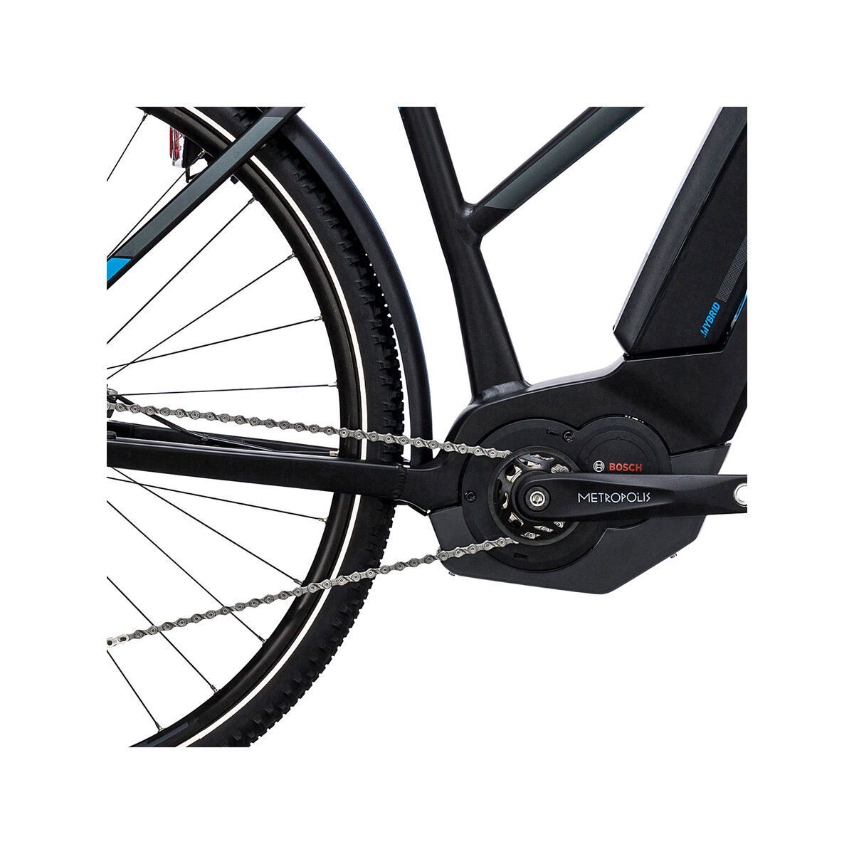 Cube Cross Hybrid Pro Allroad 400 Trapeze, black´n´blue - Bild 3