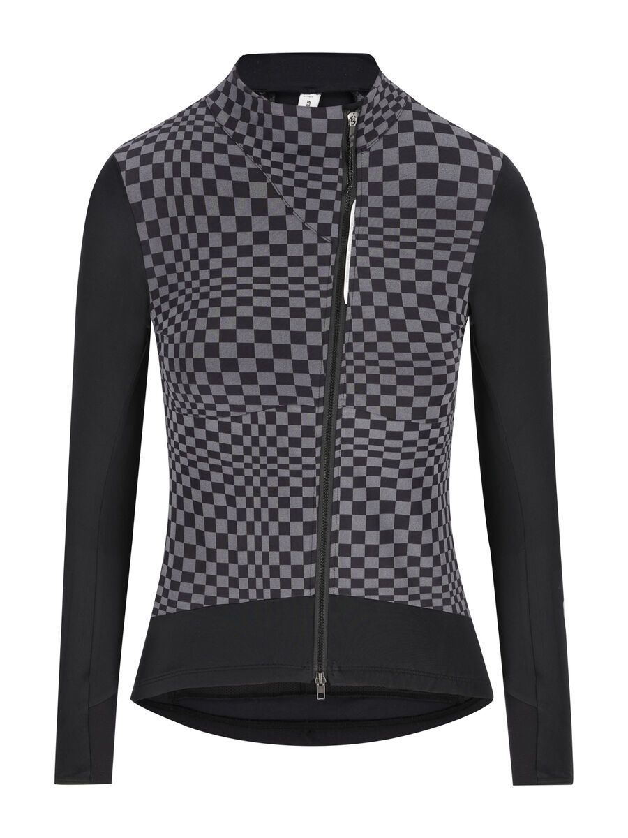 Q36.5 Dottore Hybrid Jacket Women, check grey - Bild 1