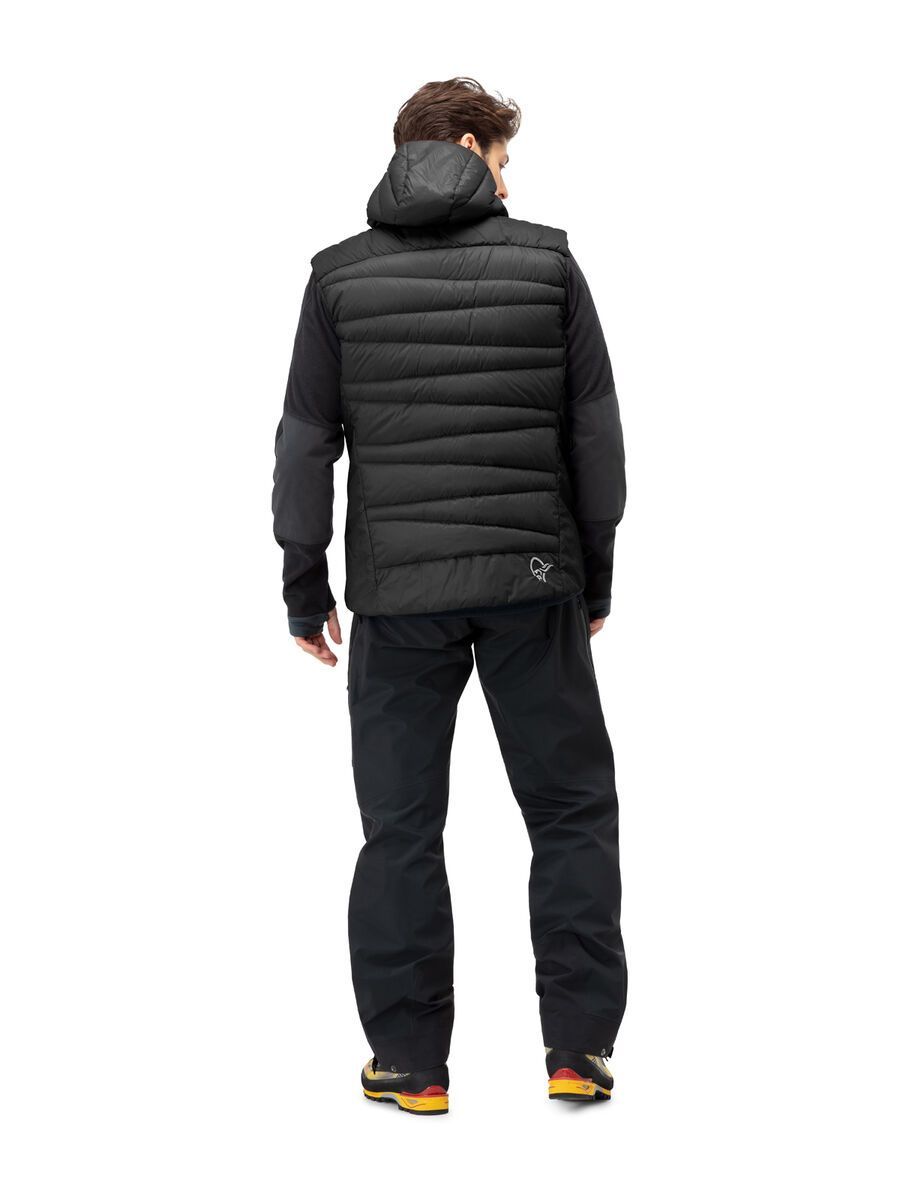 Norrona falketind down750 Vest M's, caviar - Bild 4