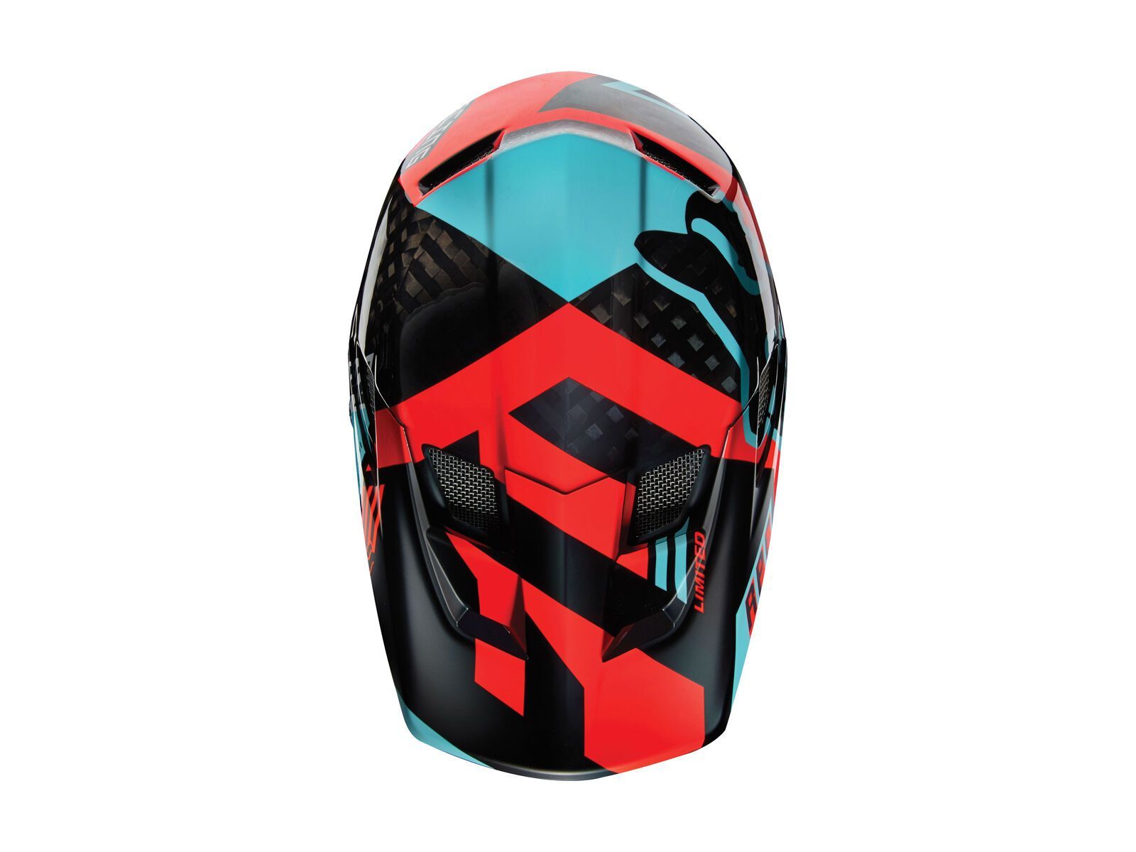 Fox Rampage Pro Carbon Helmet, aqua - Bild 2