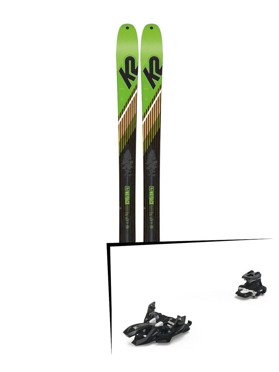 Set: K2 SKI Wayback 88 2019 + Marker Alpinist 12 black/titanium - Bild 1