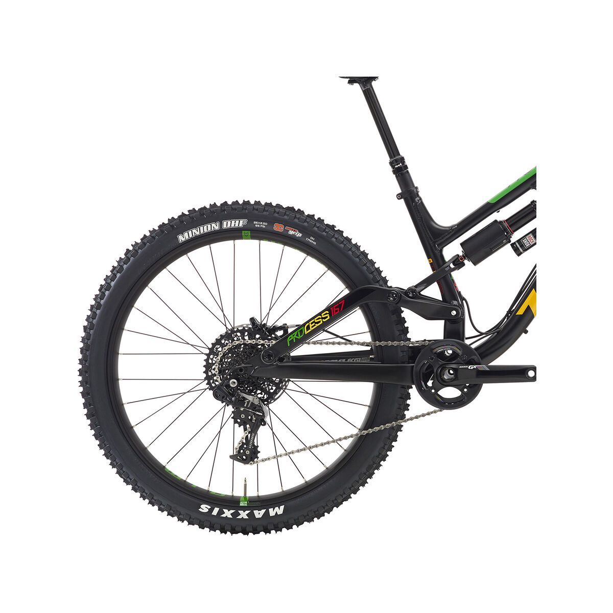 Kona Process 167, matt black w/ gloss green, yellow & red decals - Bild 4