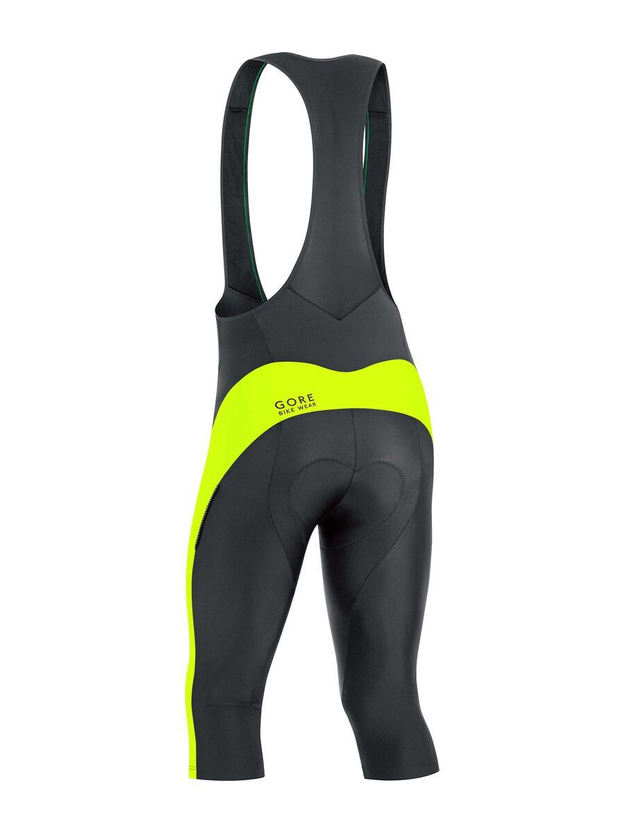 Gore Bike Wear Element Trägerhose ¾+, black/neon yellow - Bild 2