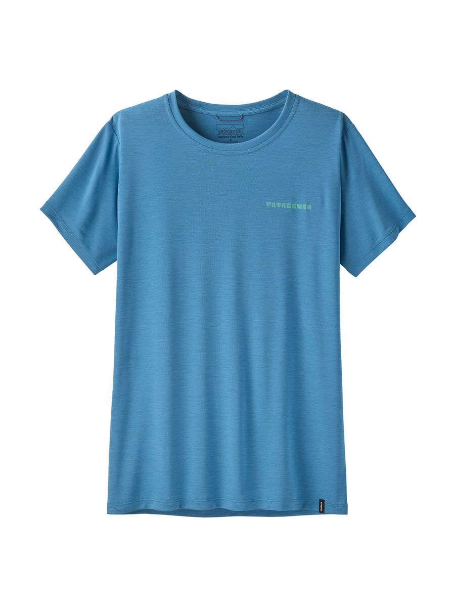 Patagonia Women's Capilene Cool Daily Shirt - Mother Rays, shore blue/light shore blue x-dye - Bild 1